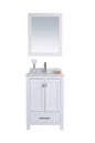 Wilson 24" White Bathroom Vanity with Countertop