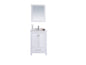 Wilson 24" White Bathroom Vanity with Countertop