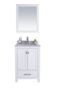 Wilson 24" White Bathroom Vanity with Countertop