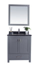 Wilson 30" Grey Bathroom Vanity with Countertop