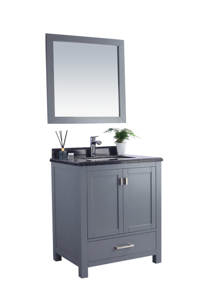 Wilson 30" Grey Bathroom Vanity with Countertop