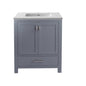 Wilson 30" Grey Bathroom Vanity with Countertop