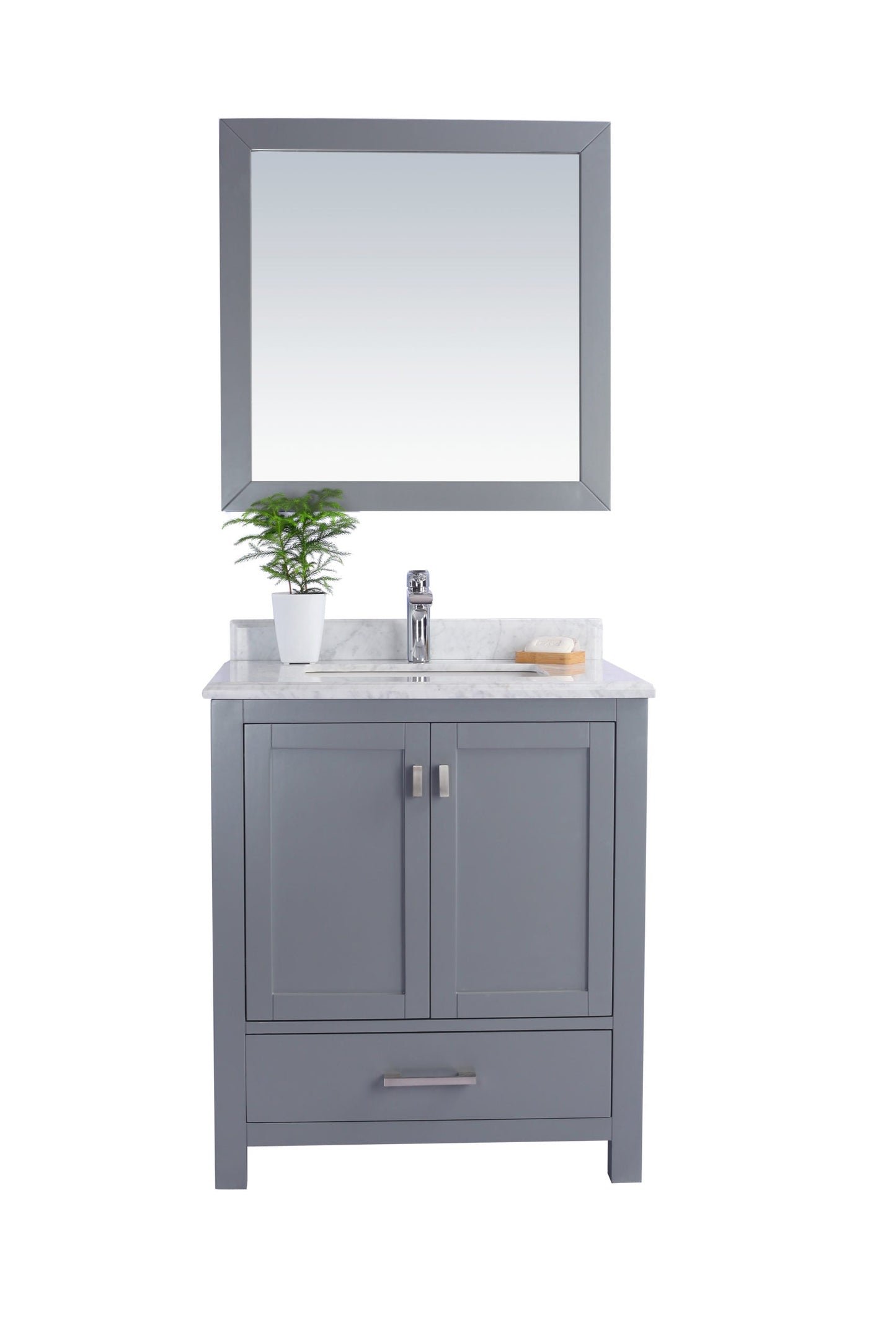 Wilson 30" Grey Bathroom Vanity with Countertop
