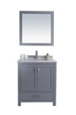Wilson 30" Grey Bathroom Vanity with Countertop