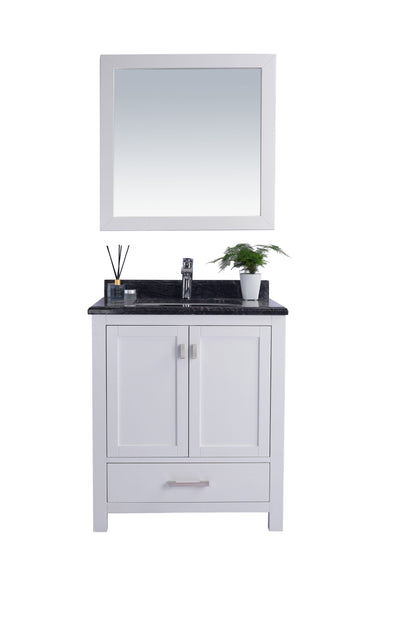 Wilson 30" White Bathroom Vanity with Countertop