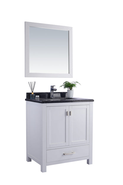 Wilson 30" White Bathroom Vanity with Countertop