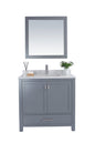 Wilson 36" Grey Bathroom Vanity with Countertop