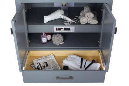Wilson 36" Grey Bathroom Vanity with Countertop
