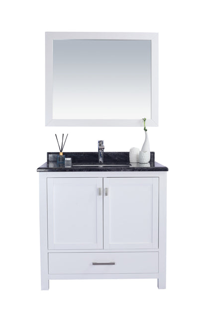 Wilson 36" White Bathroom Vanity with Countertop