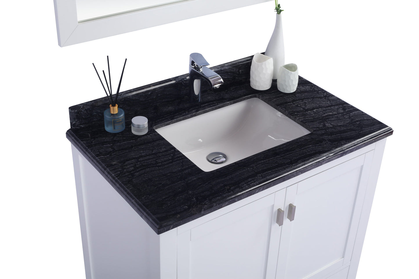 Wilson 36" White Bathroom Vanity with Countertop