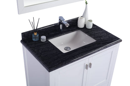 Wilson 36" White Bathroom Vanity with Countertop