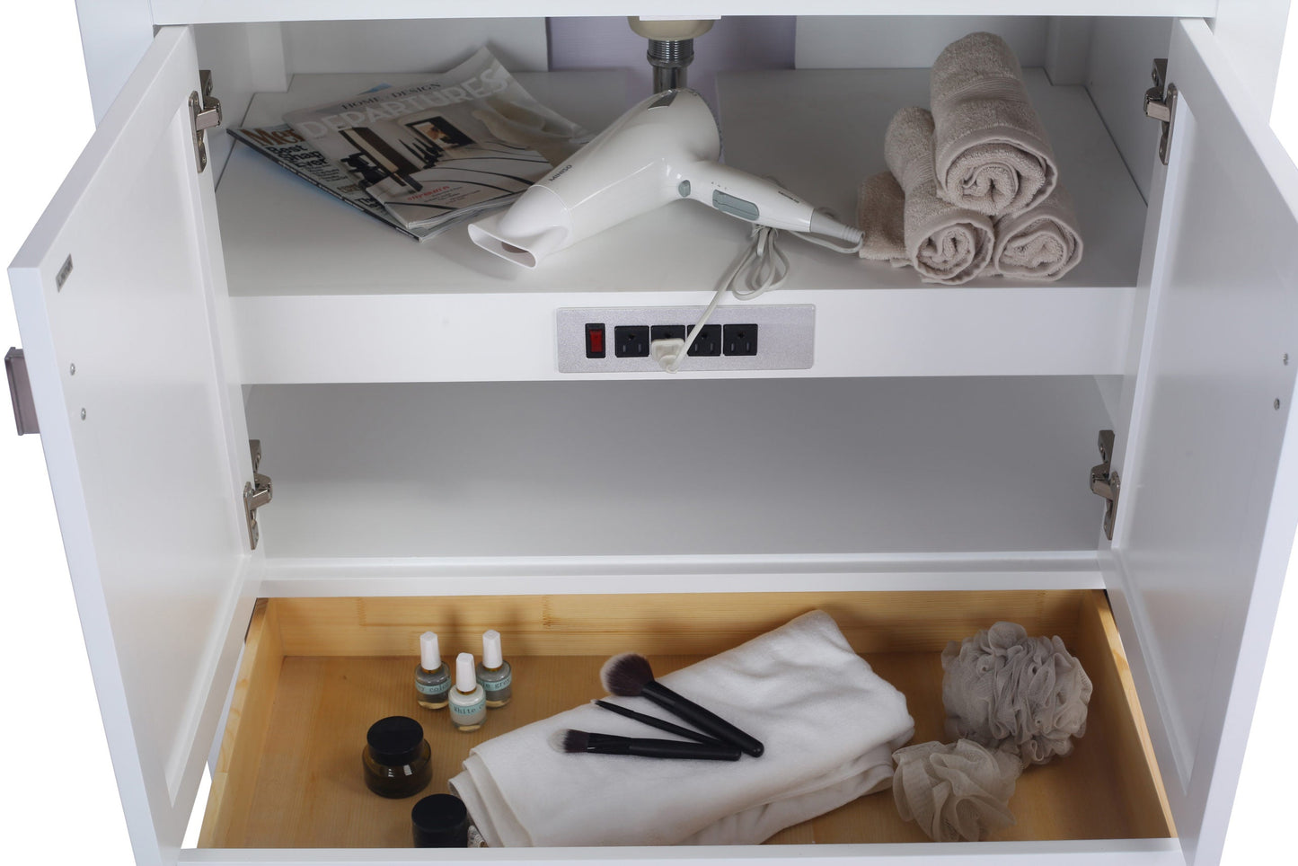 Wilson 36" White Bathroom Vanity with Countertop