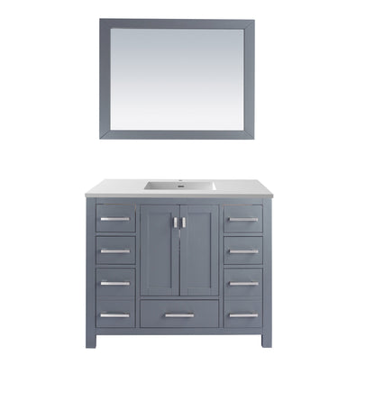 Wilson 42" Grey Bathroom Vanity with Countertop