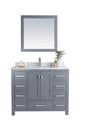 Wilson 42" Grey Bathroom Vanity with Countertop