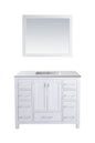 Wilson 42" White Bathroom Vanity with Countertop