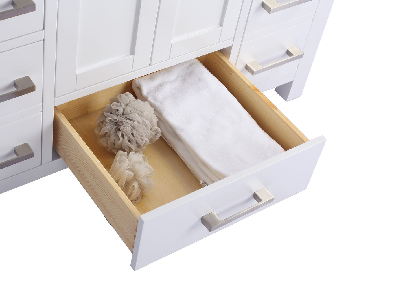 Wilson 42" White Bathroom Vanity with Countertop