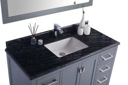 Wilson 48" Grey Bathroom Vanity with Countertop