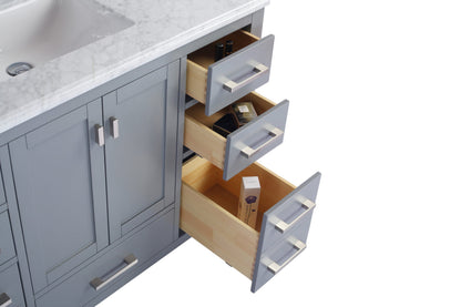 Wilson 48" Grey Bathroom Vanity with Countertop