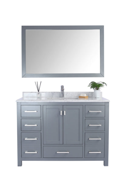 Wilson 48" Grey Bathroom Vanity with Countertop
