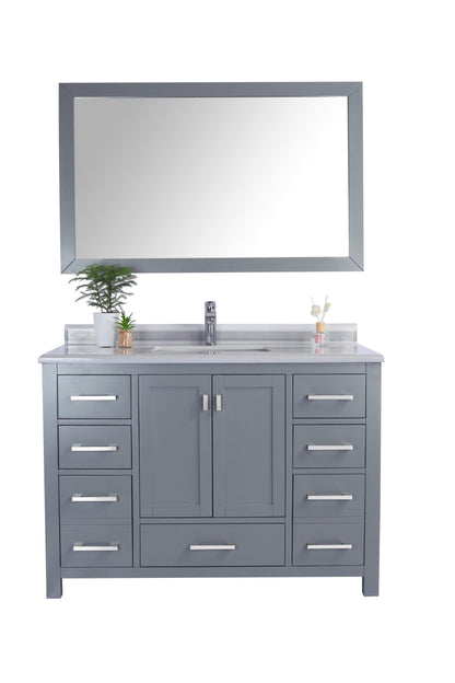 Wilson 48" Grey Bathroom Vanity with Countertop