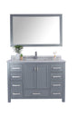 Wilson 48" Grey Bathroom Vanity with Countertop