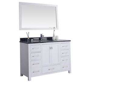 Wilson 48" White Bathroom Vanity with Countertop