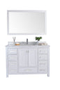 Wilson 48" White Bathroom Vanity with Countertop