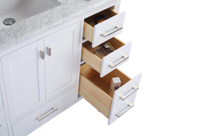 Wilson 48" White Bathroom Vanity with Countertop
