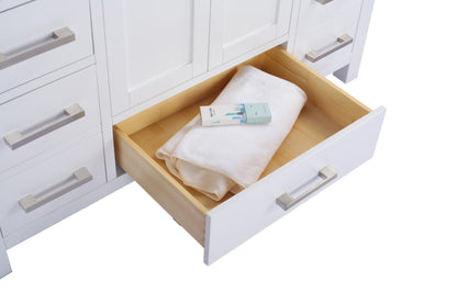 Wilson 48" White Bathroom Vanity with Countertop