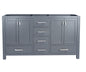 Wilson 60" Double Sink Bathroom Vanity Cabinet
