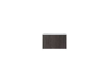 Legno 24" Bathroom Vanity with Matte White VIVA Stone Solid Surface Countertop