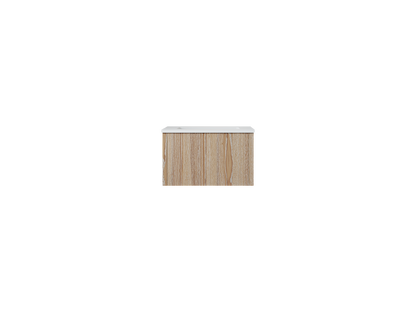 Legno 24" Bathroom Vanity with Matte White VIVA Stone Solid Surface Countertop