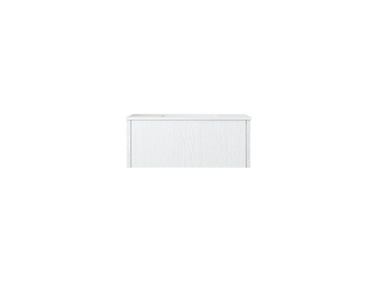 Legno 36" Bathroom Vanity with Matte White VIVA Stone Solid Surface Countertop