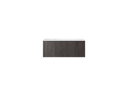 Legno 36" Bathroom Vanity with Matte White VIVA Stone Solid Surface Countertop