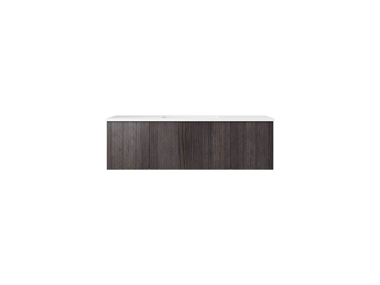 Legno 48" Bathroom Vanity with Matte White VIVA Stone Solid Surface Countertop