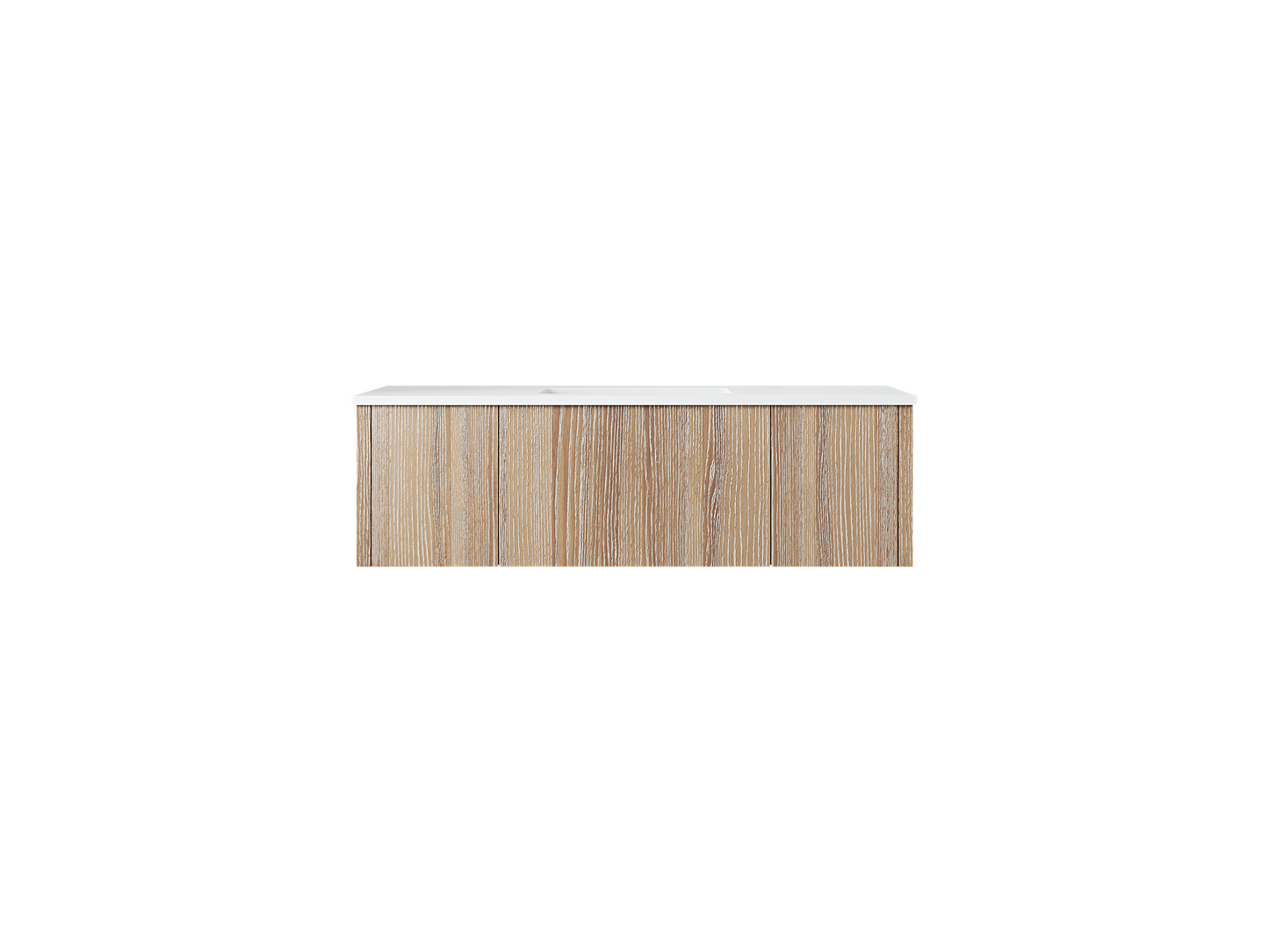 Legno 48" Bathroom Vanity with Matte White VIVA Stone Solid Surface Countertop