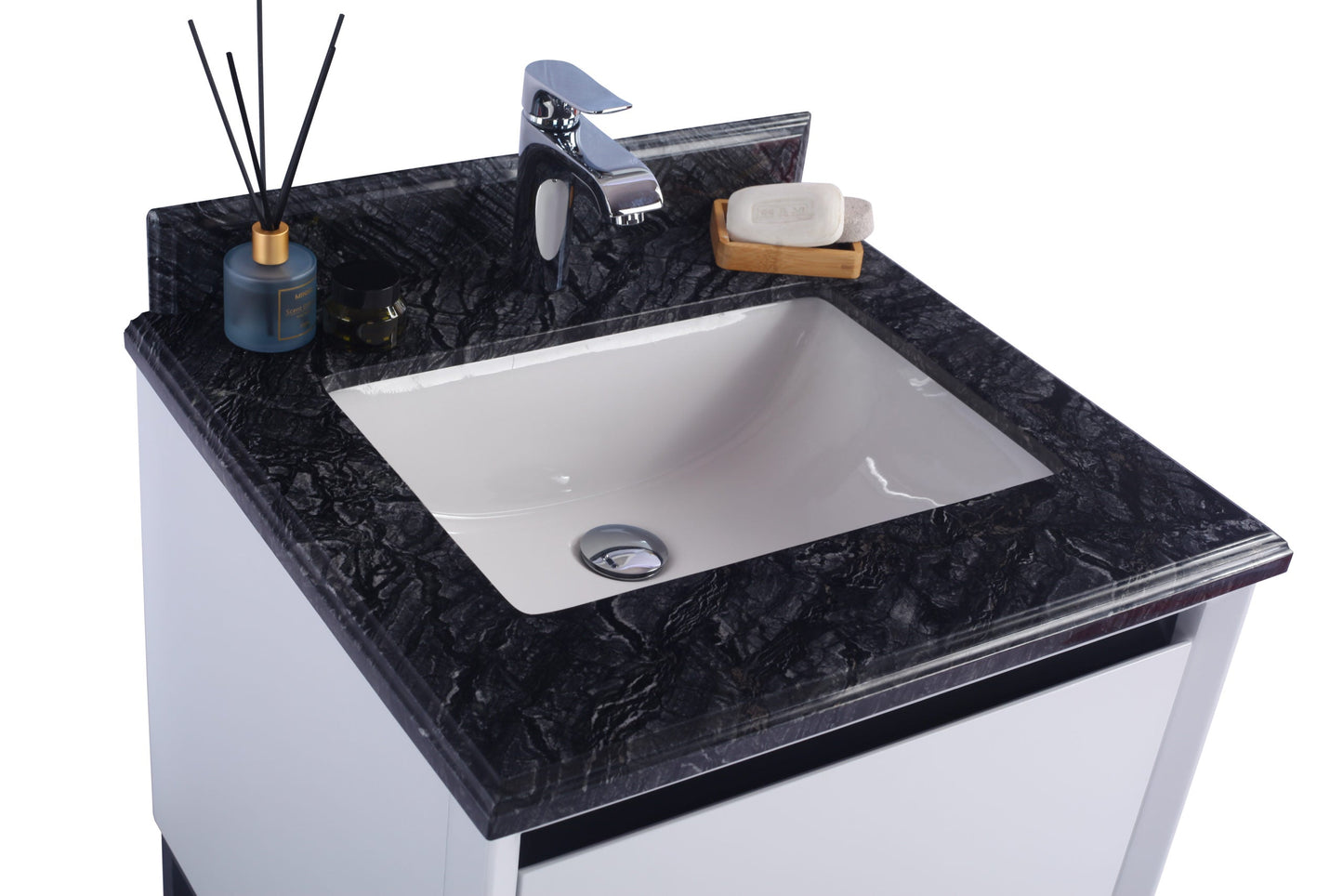 Alto 24" White Bathroom Vanity with Countertop