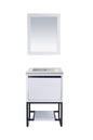 Alto 24" White Bathroom Vanity with Countertop