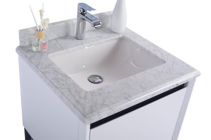 Alto 24" White Bathroom Vanity with Countertop