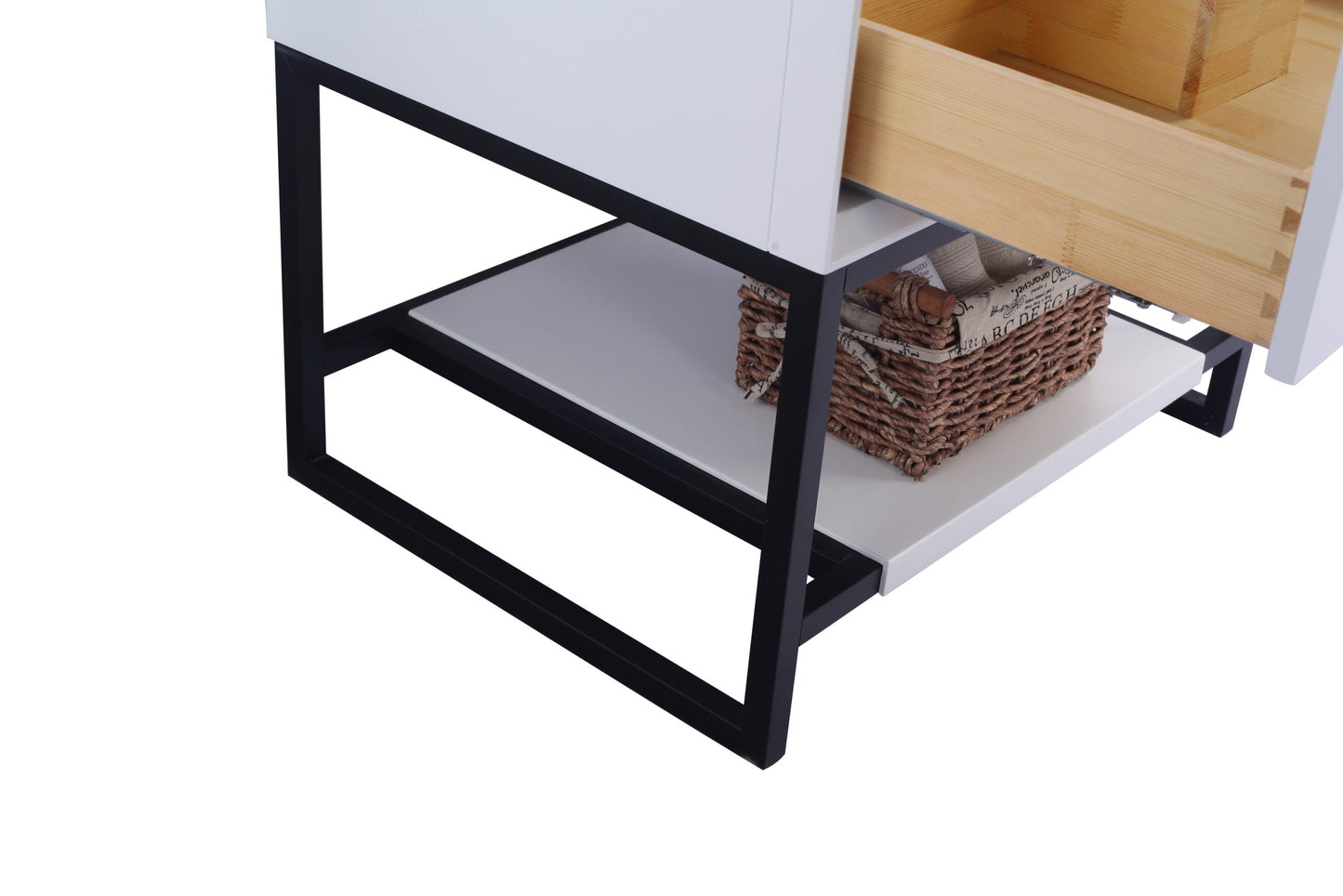 Alto 24" White Bathroom Vanity with Countertop