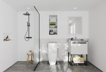 Alto 24" White Bathroom Vanity with Countertop