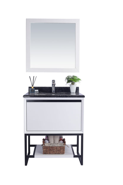 Alto 30" White Bathroom Vanity with Countertop