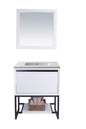 Alto 30" White Bathroom Vanity with Countertop