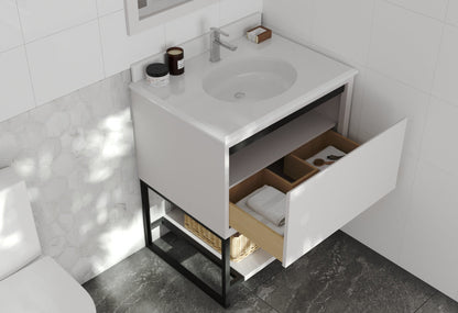Alto 30" White Bathroom Vanity with Countertop