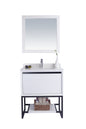 Alto 30" White Bathroom Vanity with Countertop