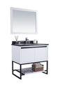 Alto 36" White Bathroom Vanity with Countertop