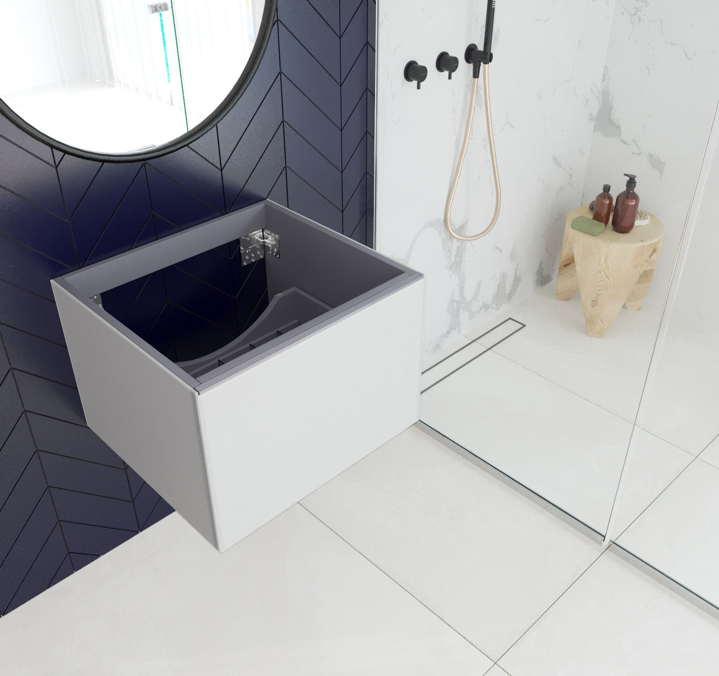 Vitri 24" Wall Hung Bathroom Vanity Cabinet