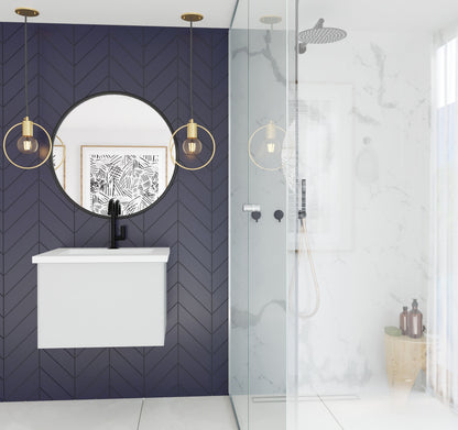 Vitri 24" Wall Hung Bathroom Vanity Cabinet