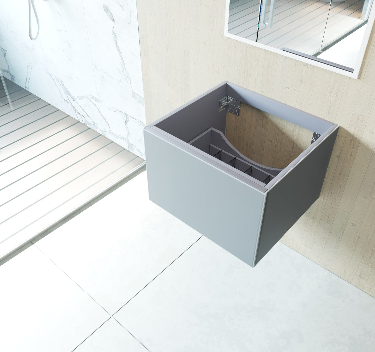 Vitri 24" Wall Hung Bathroom Vanity Cabinet