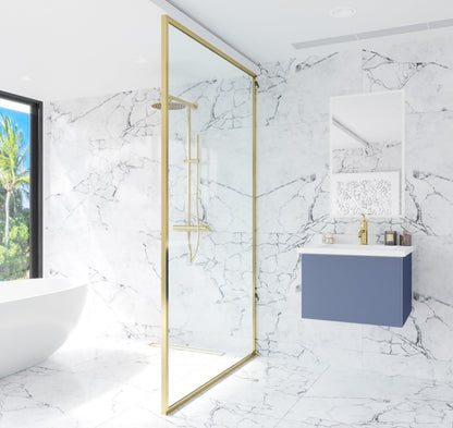 Vitri 24" Bathroom Vanity with VIVA Stone Matte White Solid Surface Countertop